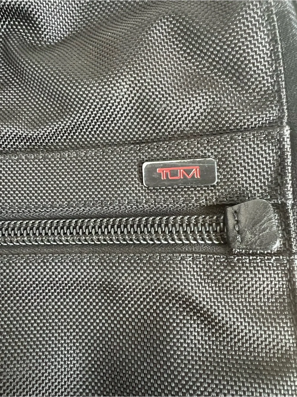Tumi Alpha laptop briefcase black nylon business bag